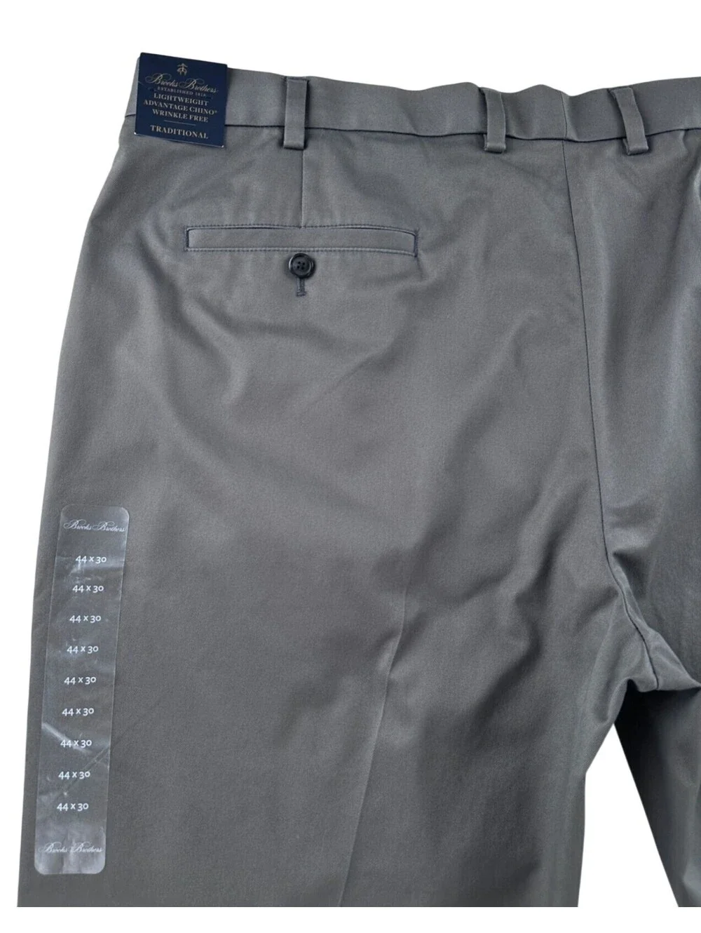 NEW Brooks Brothers Wrinkle-Free Lightweight Advantage Chino Pants 44 x 30